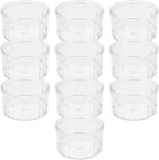 DOITOOL 10pcs Cocktail Shaker Lids - Plastic Shaker Cap Replacement, Beverage Mixing Covers Caps for Bubble Tea, Juice