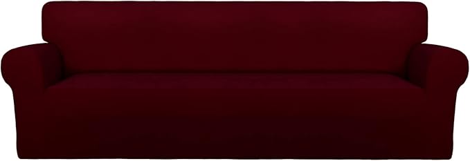 PureFit Super Stretch 4 Seater Sofa Slipcover – Spandex Non Slip Soft Couch by PureFit