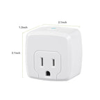 HBN 15A Smart Plug, Mini WiFi Outlet Works with Smart Life, 2.4Ghz, 4 Pack
