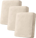Couch Cover Stretch Velvet Sofa Cushion Cover 3-Piece by Taque
