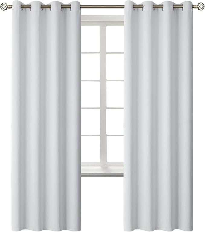 BGment Room Darkening Curtains 72 Inches Long by BGment