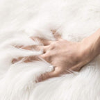 MIULEE Luxury Super Soft Fluffy Area Rug Faux Fur Sheepskin Rug Decorative - Image 3