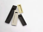 Emtek, Modern Rectangular, Flush Pull, 1-3/4" x 4", Satin Brass