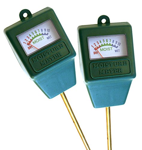 Indoor/Outdoor Moisture Sensor Meter with Full Color Instruction Card, Soil Water Monitor, Plant Care, Garden,Lawn