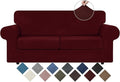 WEERRW Velvet Couch Covers for 2 Cushion Couch Sofa by WEERRW