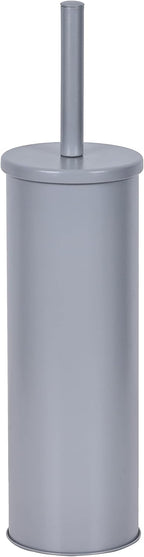 Deep & Sturdy Toilet Bowl Brush with Holder - Durable Scrubbing - Toilet Cleaners - Household Essentials - Bathroom Cleaner - Cleaning Supplies - Household Supplies, Matte Gray