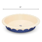 Great Jones 10 inch Baking Ceramic Pie Dish (Blueberry) - Oven Safe 500°F