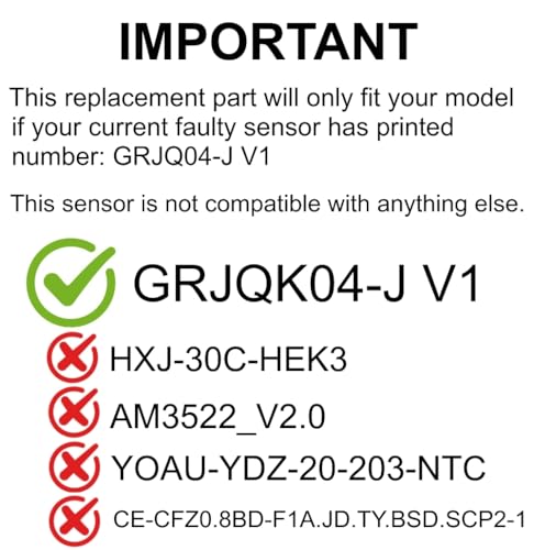 Humidity Sensor Replacement Compatible with Frigidaire and GE Dehumidifiers