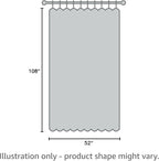 Extra Long Curtain 108 Inches Long 2 Panels Set Back Tab Oatmeal Linen Drapes - Image 9