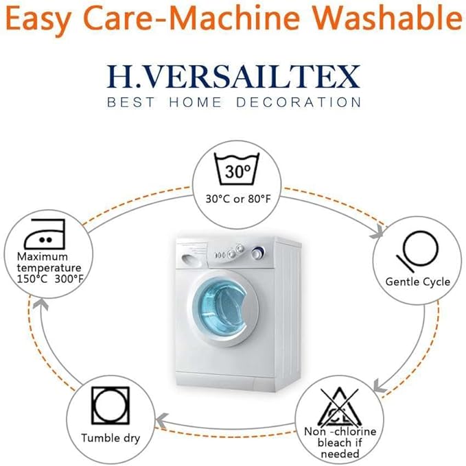 H.VERSAILTEX Blackout Patio Curtains 100 x 108 Inches - Image 7