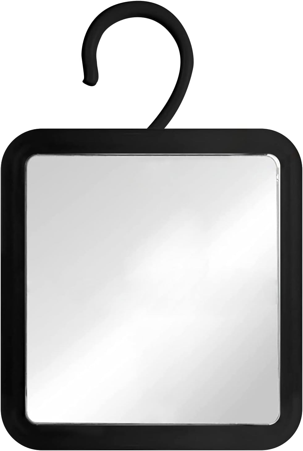 MIRRORVANA Hanging Fogless Shower Mirror for Shaving, 6.3" x 6.3" (Chrome)