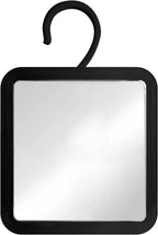 MIRRORVANA Hanging Fogless Shower Mirror for Shaving, 6.3" x 6.3" (Chrome)