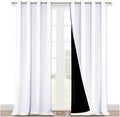 NICETOWN White 100% Blackout Curtains by NICETOWN