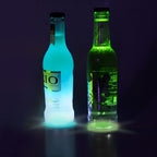 AHIIER 12 PCS Led Coasters for Drink, Bar Coaster Led Bottle Sticker Lights
