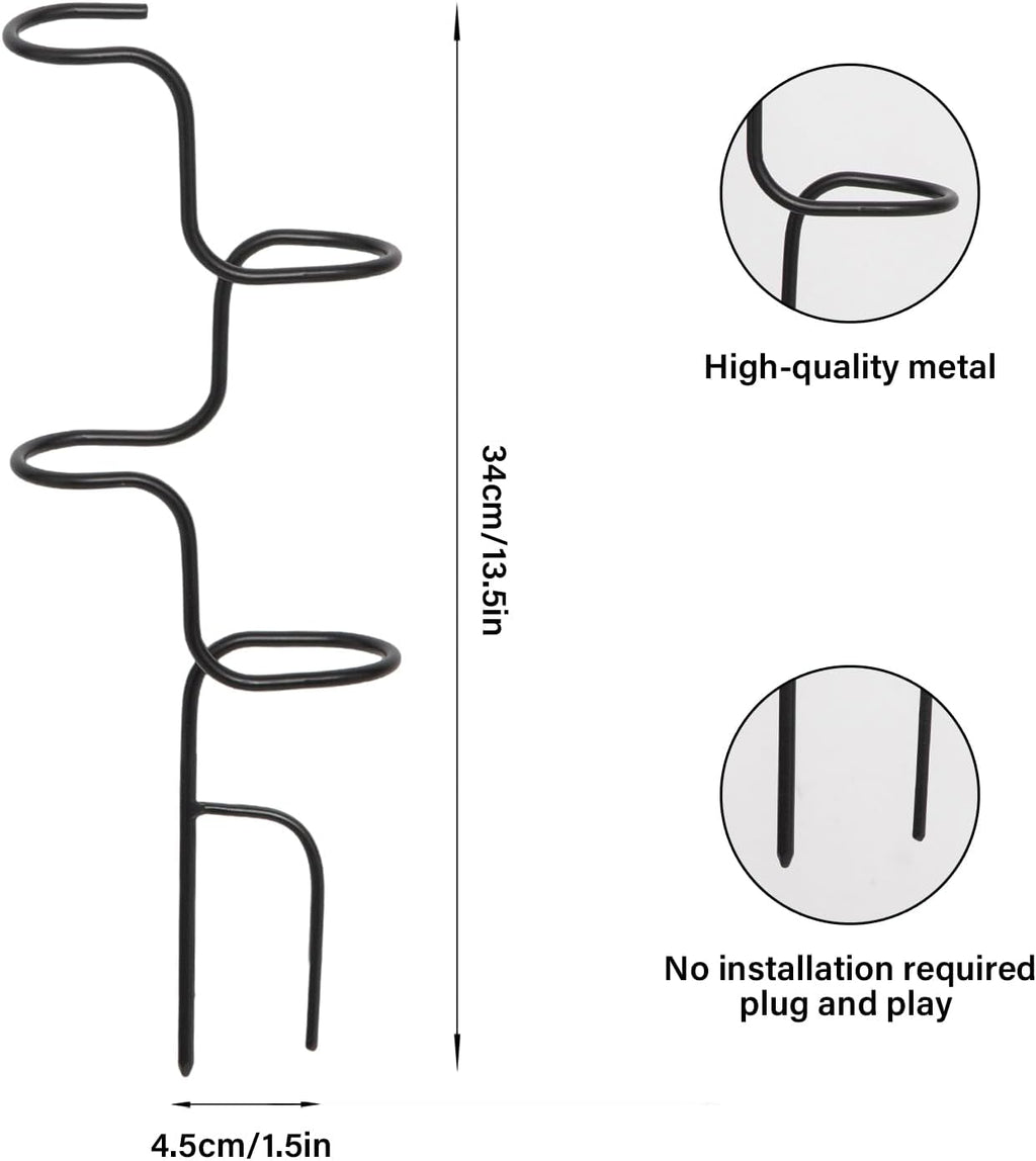 3PCS Indoor Plant Support Stakes - Sturdy Metal Trellis for Houseplants