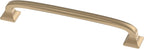 Franklin Brass (10-Pack) – Champagne Bronze Cabinet Handles, 5-1/16 Inch Hole Center, Pulls for Drawers, Kitchen Cabinet Door, Dressers | Lombard