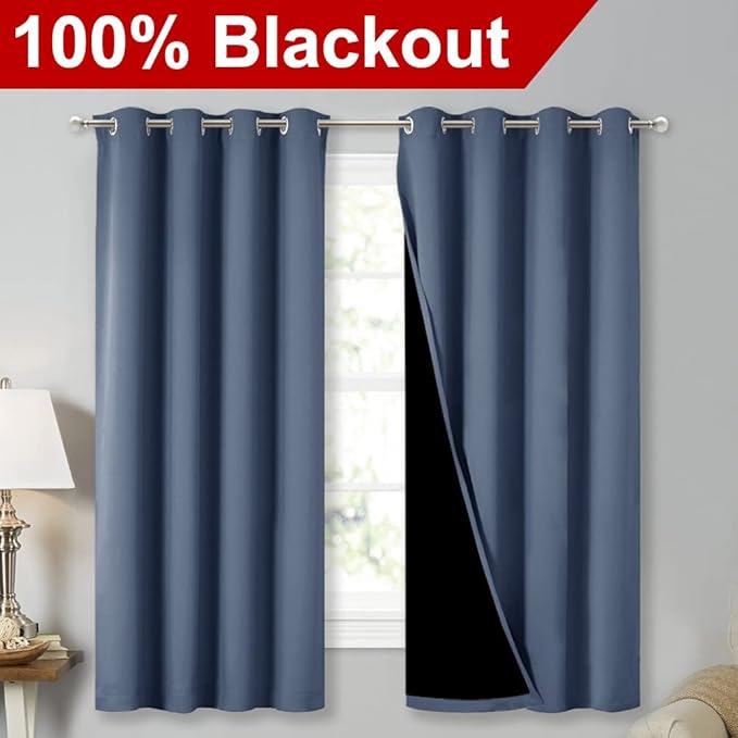 NICETOWN Extra Long Truly Blackout Drapes - Image 2