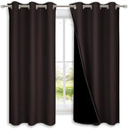 NICETOWN 100% Blackout Short Curtains by NICETOWN
