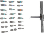 Ratchet Screwdriver Set 24-in-1 Bit Multipurpose Repair Tool Manual Hardware with Handle RS1 for Home Maintenance