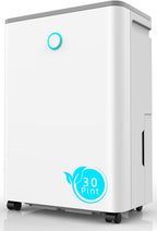 Dehumidifiers for Home, 30 Pint Dehumidifier for Basement with Drain Hose