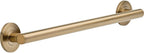 DELTA FAUCET 41824-BL Contemporary Decorative ADA Grab Bar 24 in, Matte Black