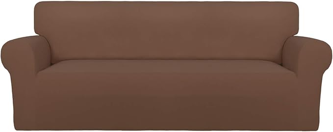 PureFit Super Stretch Oversized Sofa Slipcover – Spandex Non Slip Soft Couch by PureFit