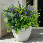 Faux Outdoor Plants UV Resistant 15Pcs artificial flowers for outdoors