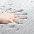 ORINOVA Silver Grey Plush Washable Area Rugs 8x10 Shag Rugs - Image 8