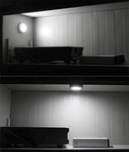 Searik 6 Pack Motion Sensor Lights Indoor, Magnetic Cordless Battery Powered LED Night Light Step Stair Closet Lights Under-Cabinet Lighting Stick On Anywhere Lamp for Home Kitchen Cabinet Bathroom