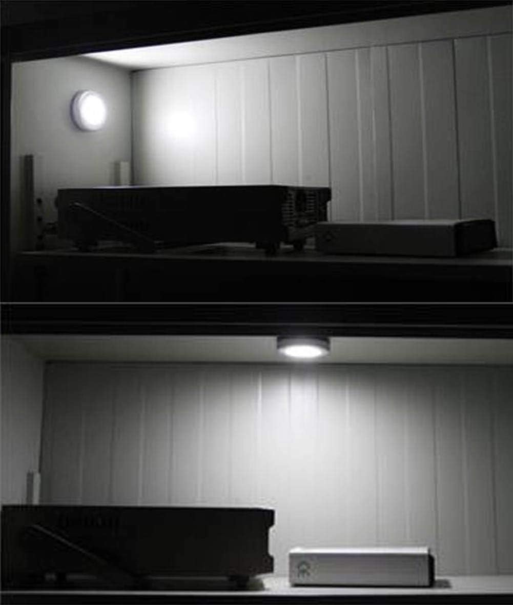 Searik 6 Pack Motion Sensor Lights Indoor, Magnetic Cordless Battery Powered LED Night Light Step Stair Closet Lights Under-Cabinet Lighting Stick On Anywhere Lamp for Home Kitchen Cabinet Bathroom