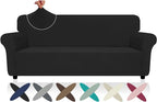 ZNSAYOTX Super Stretch Sofa Cover, New Striped Sofa Covers Fitted Slipcovers by ZNSAYOTX