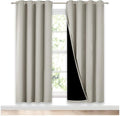 NICETOWN 100% Blackout Window Curtain Panels, Full Light Blocking Drapes by NICETOWN