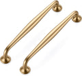 Ravinte Champagne Bronze Cabinet Handles Solid Pulls 6-1/4 Inch 10 Pack