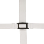 Bed Sheet Straps Adjustable, Mattress Holder,Elastic Bed Sheet Clips with Metal Clip for Bed Sheet, Mattress, Or Sofa(White)