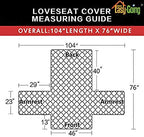 Easy-Going Reversible Loveseat Couch Cover - Image 7
