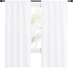 NICETOWN 50% Light Blocking Kitchen Curtains - Image 2