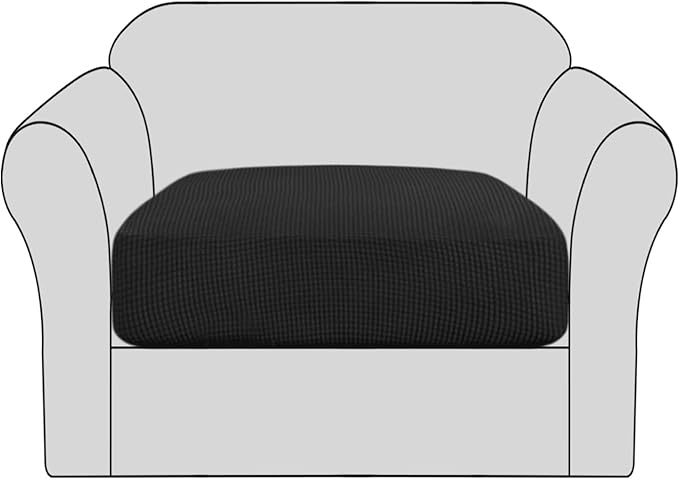 H.VERSAILTEX Stretch Couch Cushion Covers Individual Seat Sofa Chair Slipcovers by HVERSAILTEX