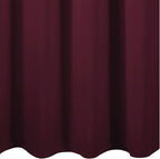 LEMOMO Blackout Curtains 52 x 90 Inch Long Burgundy Red Curtains Set of 2 - Image 8