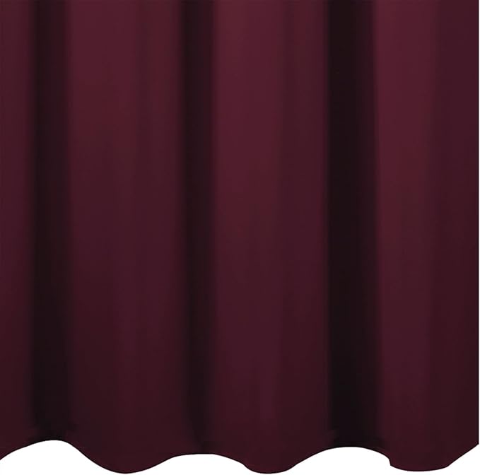 LEMOMO Blackout Curtains 52 x 90 Inch Long Burgundy Red Curtains Set of 2 - Image 8
