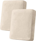 Couch Cover Stretch Velvet Sofa Cushion Cover 2-Piece by Taque