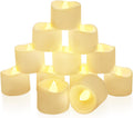 Homemory 12-Pack Battery Tea Lights with Timer Built in, Auto-On 6H Daily