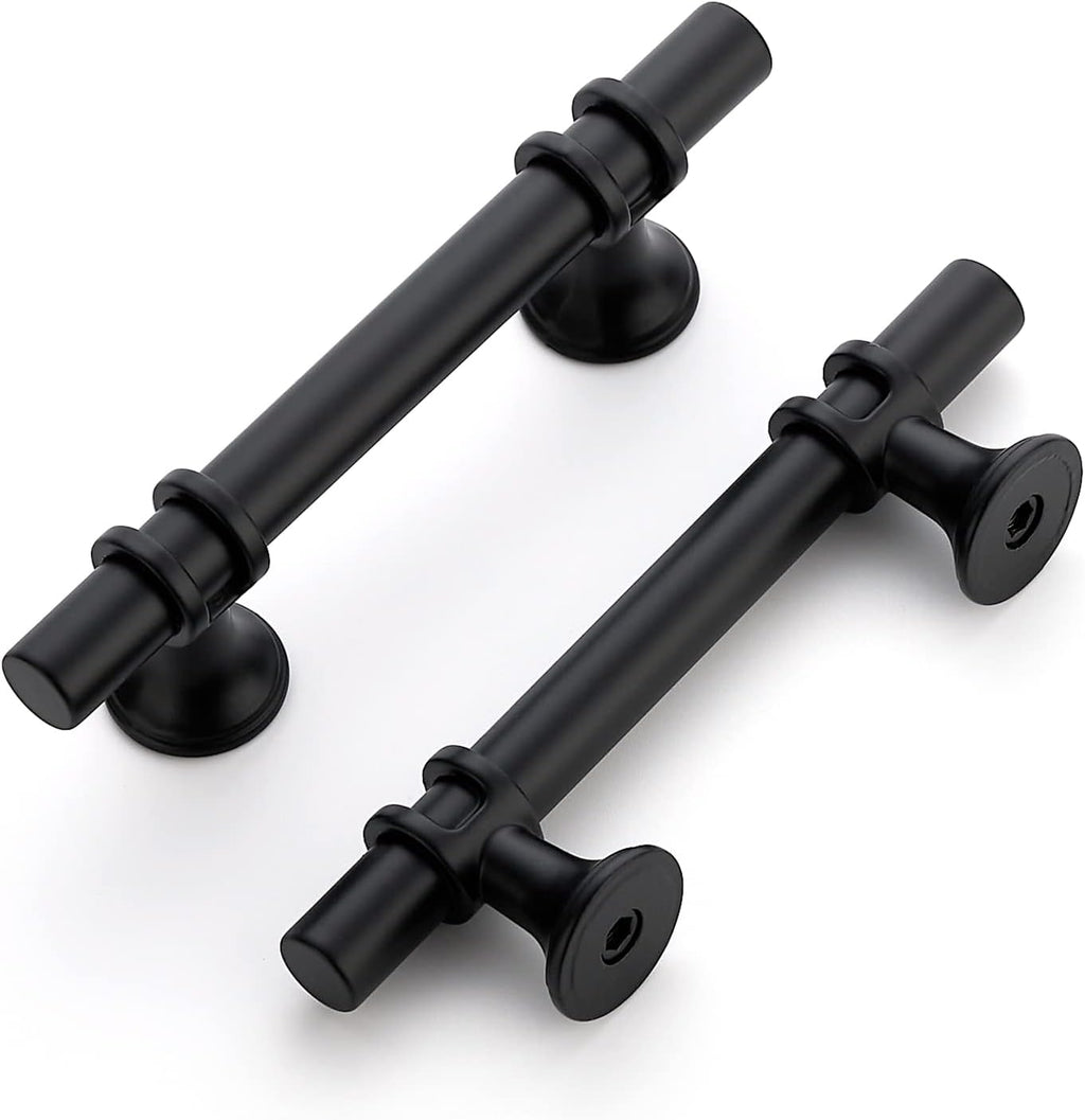 Black Cabinet Handles Black Cabinet Pulls 25 Pack 3 Inch Hole Center
