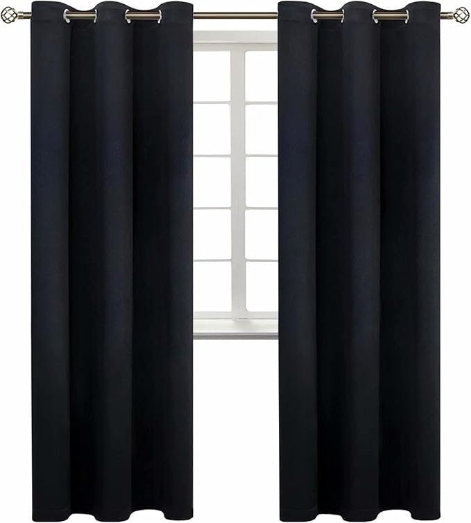 BGment Black Blackout Curtains for Living Room by BGment