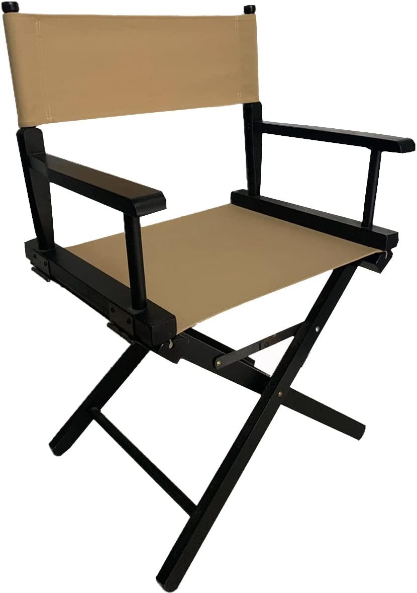 TBACW Directors Chair Canvas Replacement Covers Cloth, 2 Set (4pcs), Beige