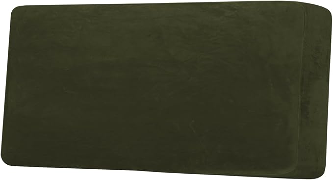 H.VERSAILTEX Velvet Stretch Individual Couch Cushion Cover Plush Cushion by HVERSAILTEX