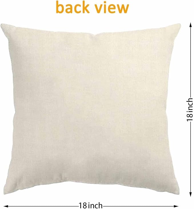 Fall Decorations for Home, Fall Pillow Covers 18 x 18 Inch Set of 4, Hello - Image 4