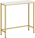 HOOBRO Narrow Console Table, 29.5" Small Entryway Table
