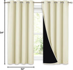 NICETOWN Cold Blocking Curtains, Bedroom Full Blackout Curtain Panels, Great Job - Image 8