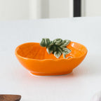 Fall Pumpkin Ceramic Side Dishes Small Ramekins, DippingBowls, Set of 4