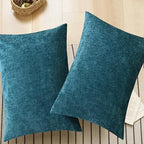 CaliTime Throw Pillow Covers Decorative 20 X 26 Inches Pack of 2 Cozy Chenille - Image 6
